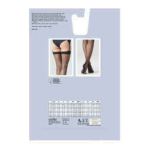 Seamed Thigh High Stockings