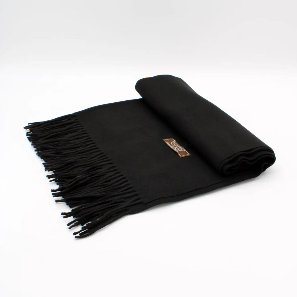 Black Cashmere Scarf
