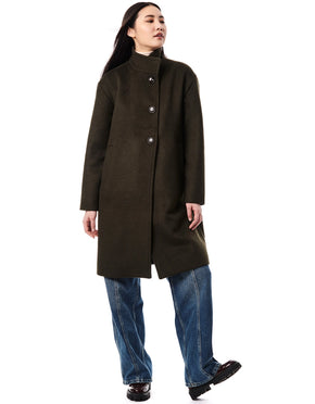 Wool Coat Stand Collar