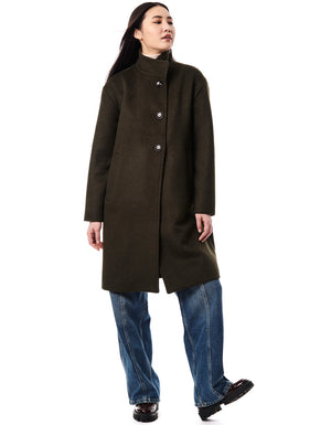 Wool Coat Stand Collar