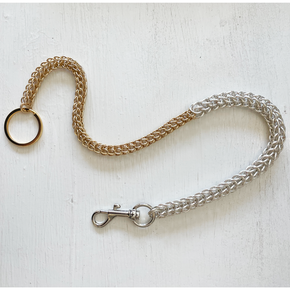 gold and silver persian chain necklace