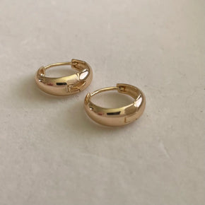 Jezebel Gold Huggie Earrings