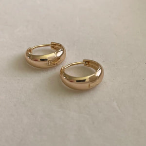 Jezebel Gold Huggie Earrings