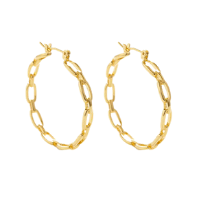 Chain Hoop Earrings