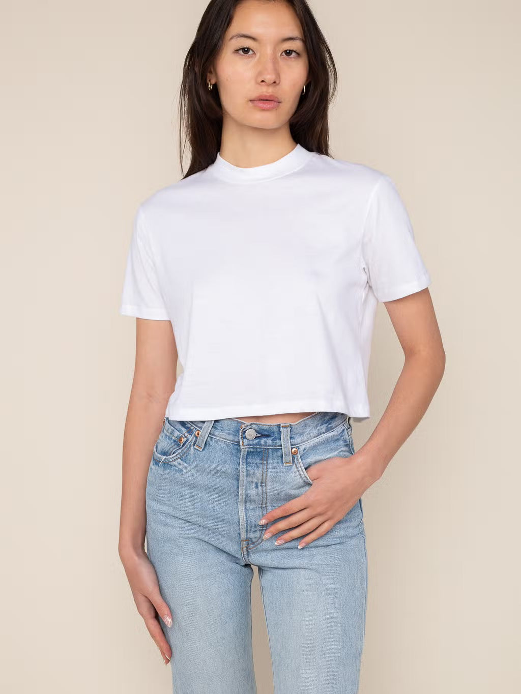 Boxy Cropped Tee