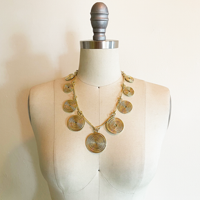Spiral_Statement_Necklace_Made in USA