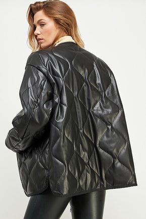 Diamond Quilted Puff Jacket