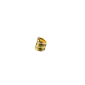 Hollow brass wrap ring made in brooklyn