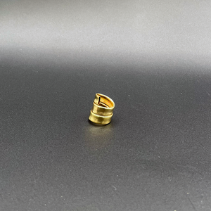 Hollow brass wrap ring made in brooklyn