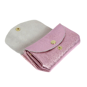 Metallic Accordion Wallet