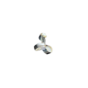 Moonstone & Mother of Pearl Sterling Silver Ring made in USA