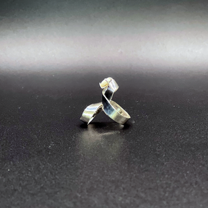 Moonstone & Mother of Pearl Sterling Silver Ring made in USA
