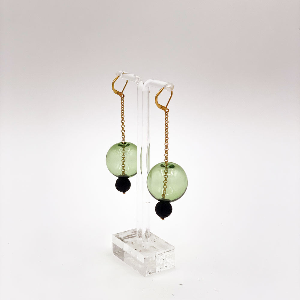 Glass Orb Dangles