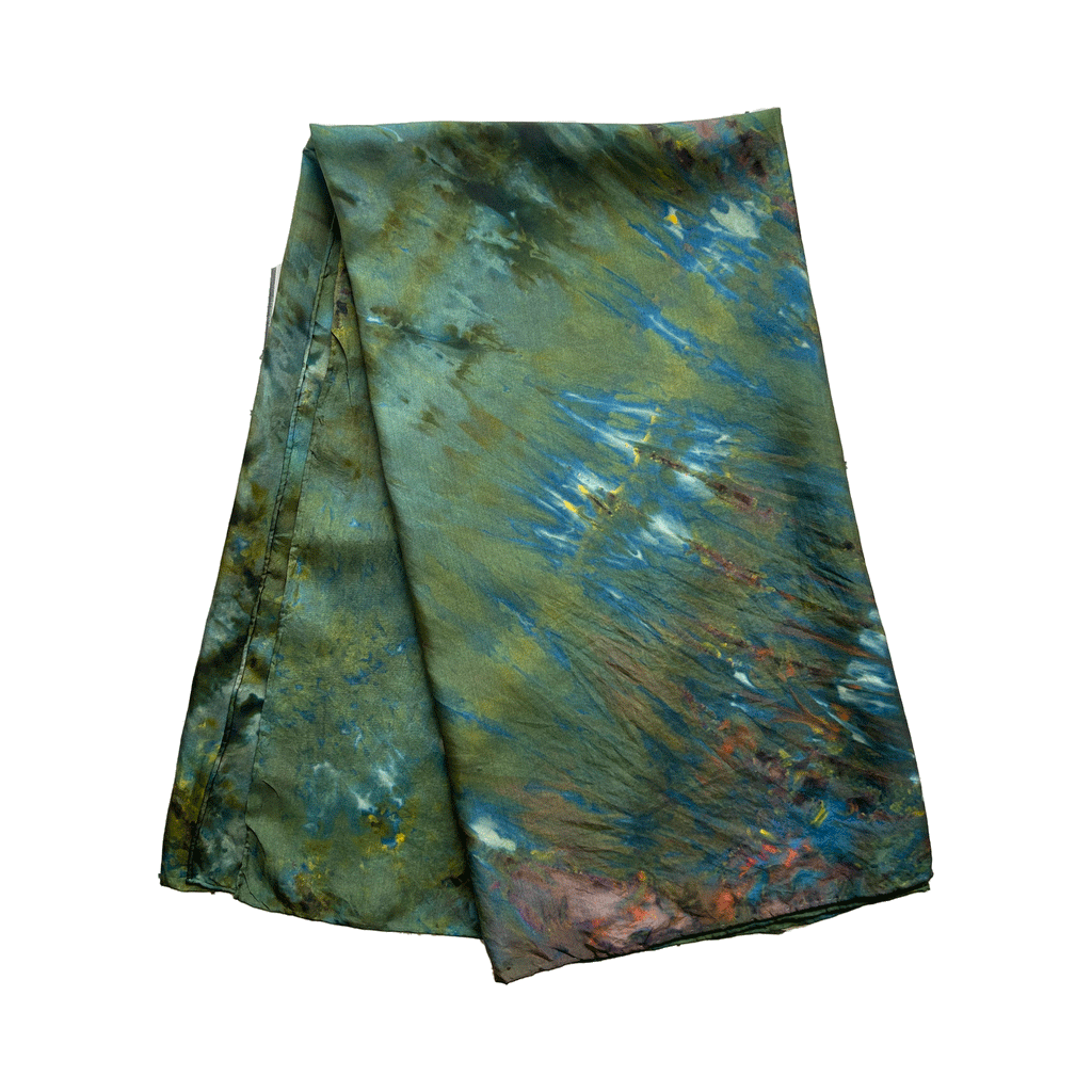Ice Dyed Silk Scarf
