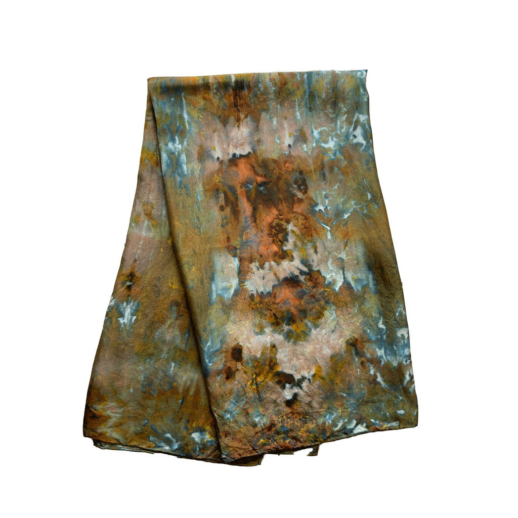 Ice Dyed Silk Scarf