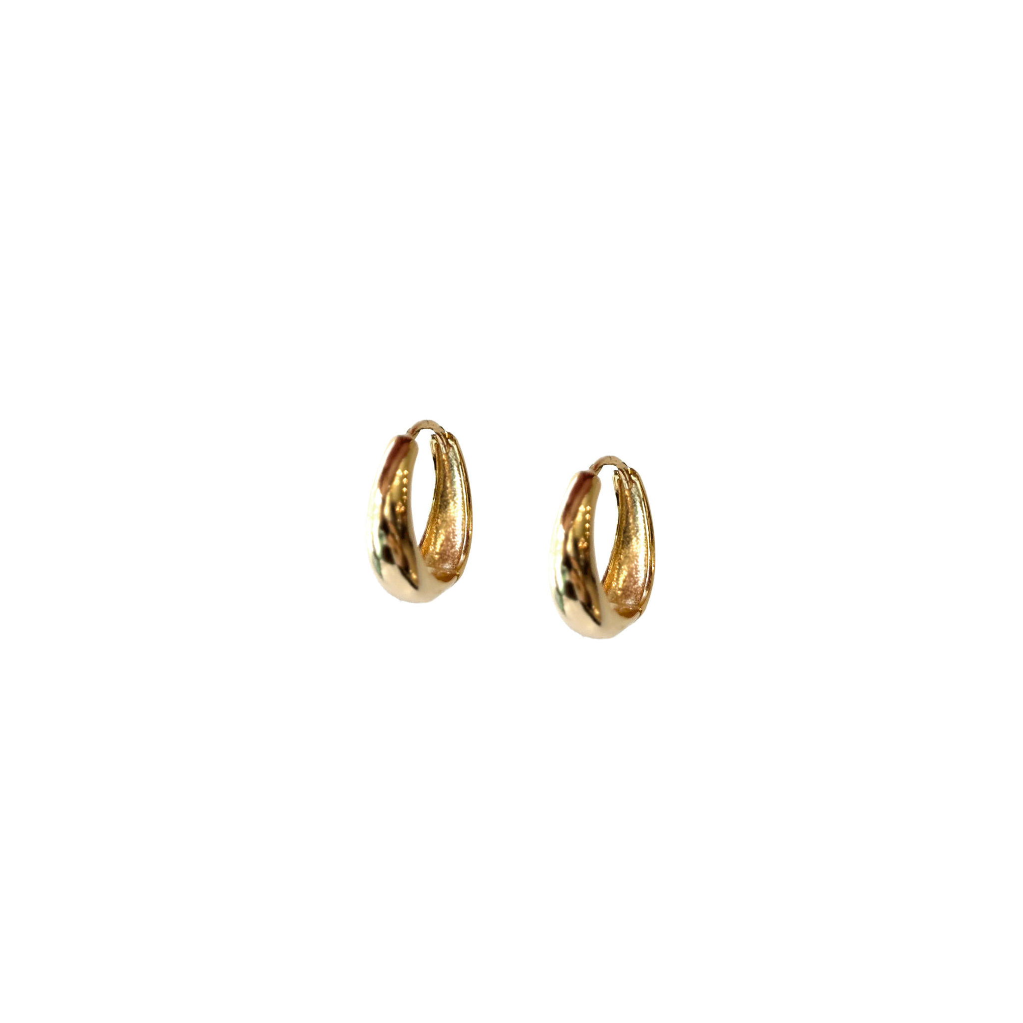 Jezebel Gold Huggie Earrings