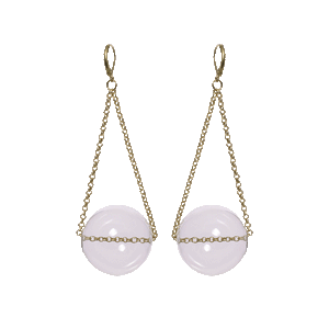 Glass Orb Earrings