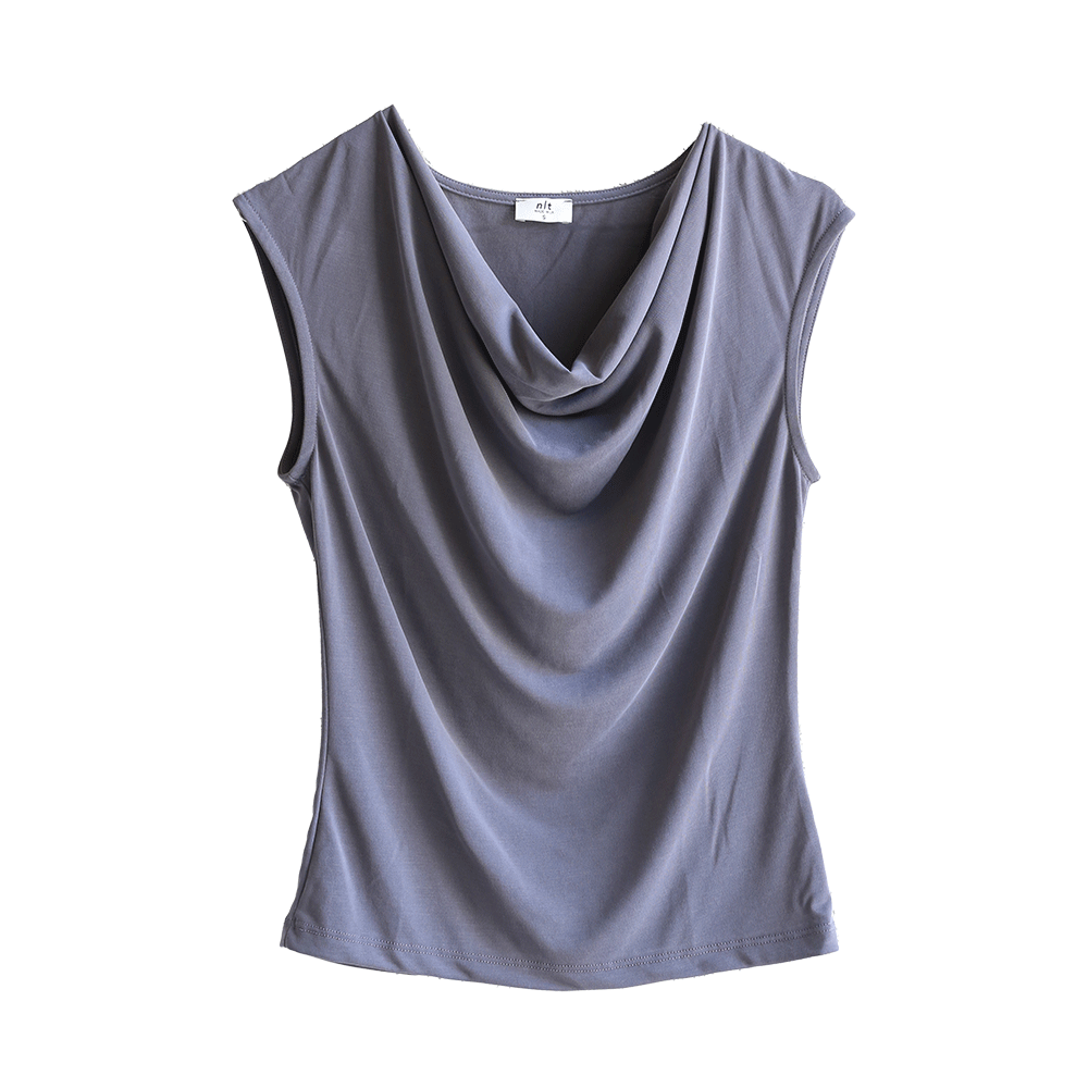 Sato Cupro Cowl Neck Top