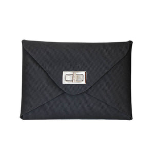 Perforated Leather Clutch