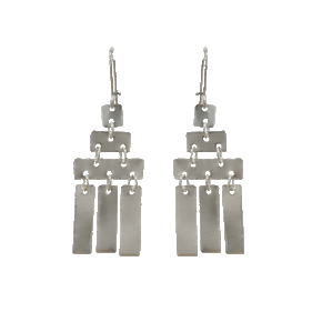Mini Silver Chandelier Earrings