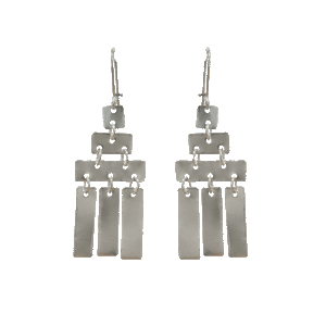 Mini Silver Chandelier Earrings