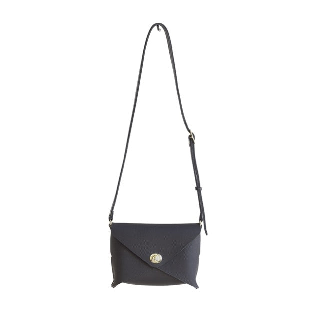 Mini Turnlock Perforated Crossbody