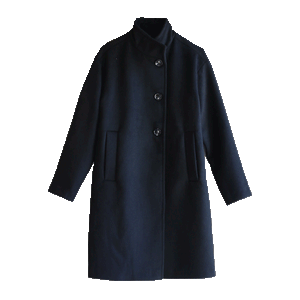 Wool Coat Stand Collar