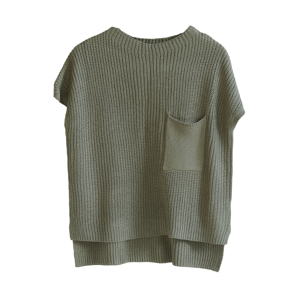 Mock Neck Knit Sweater