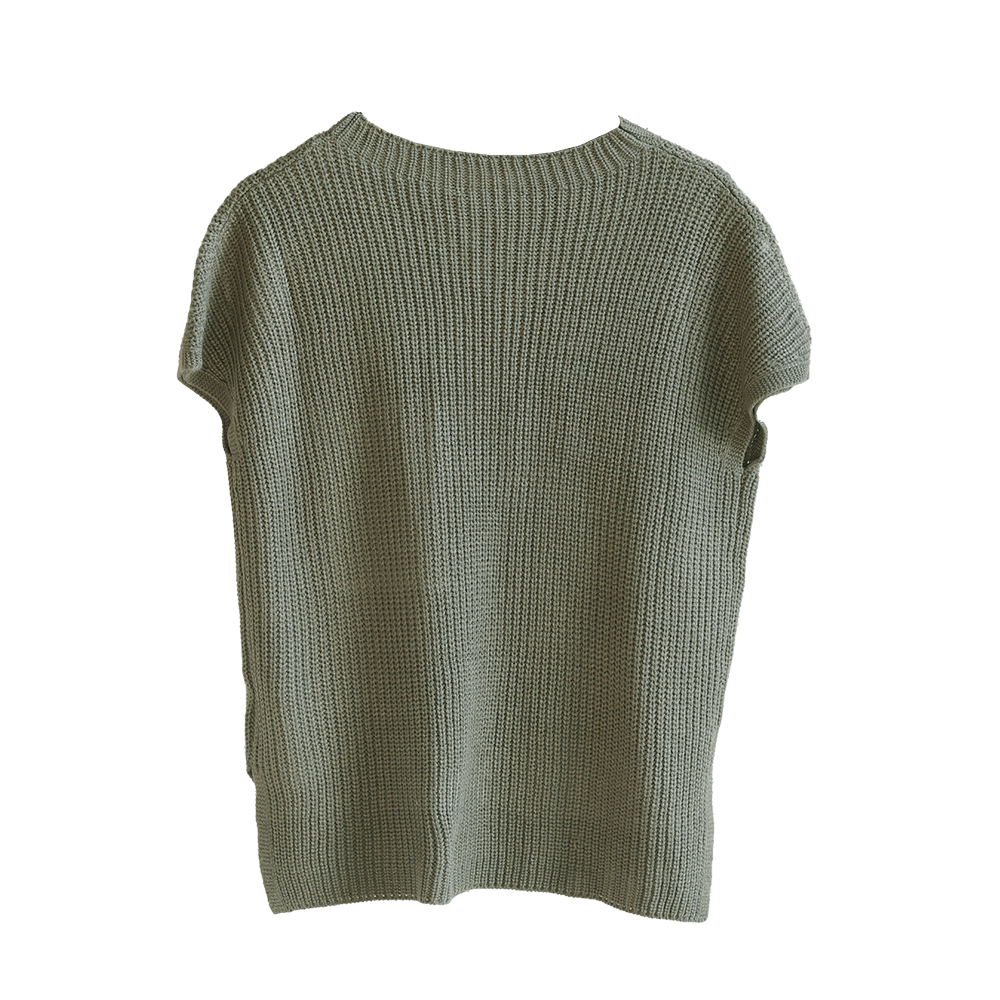 Mock Neck Knit Sweater