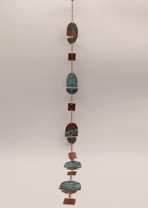 Recycled/ Patina Copper Hanging Sculpture