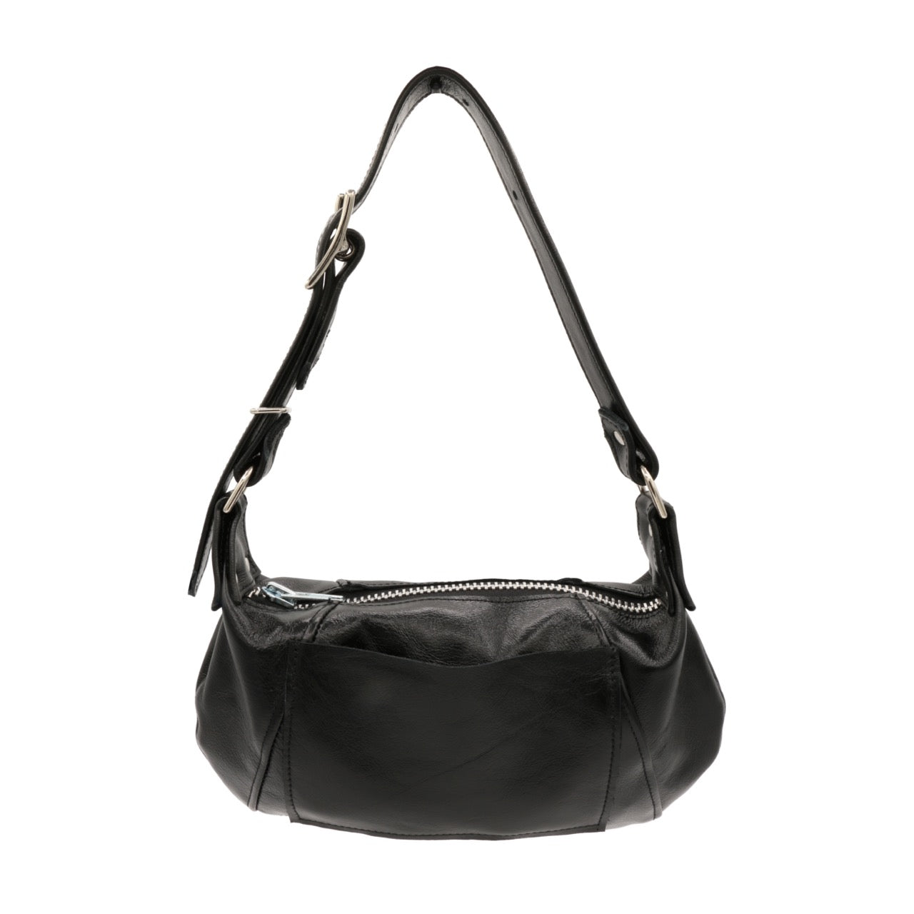black noir pj shoulder bag