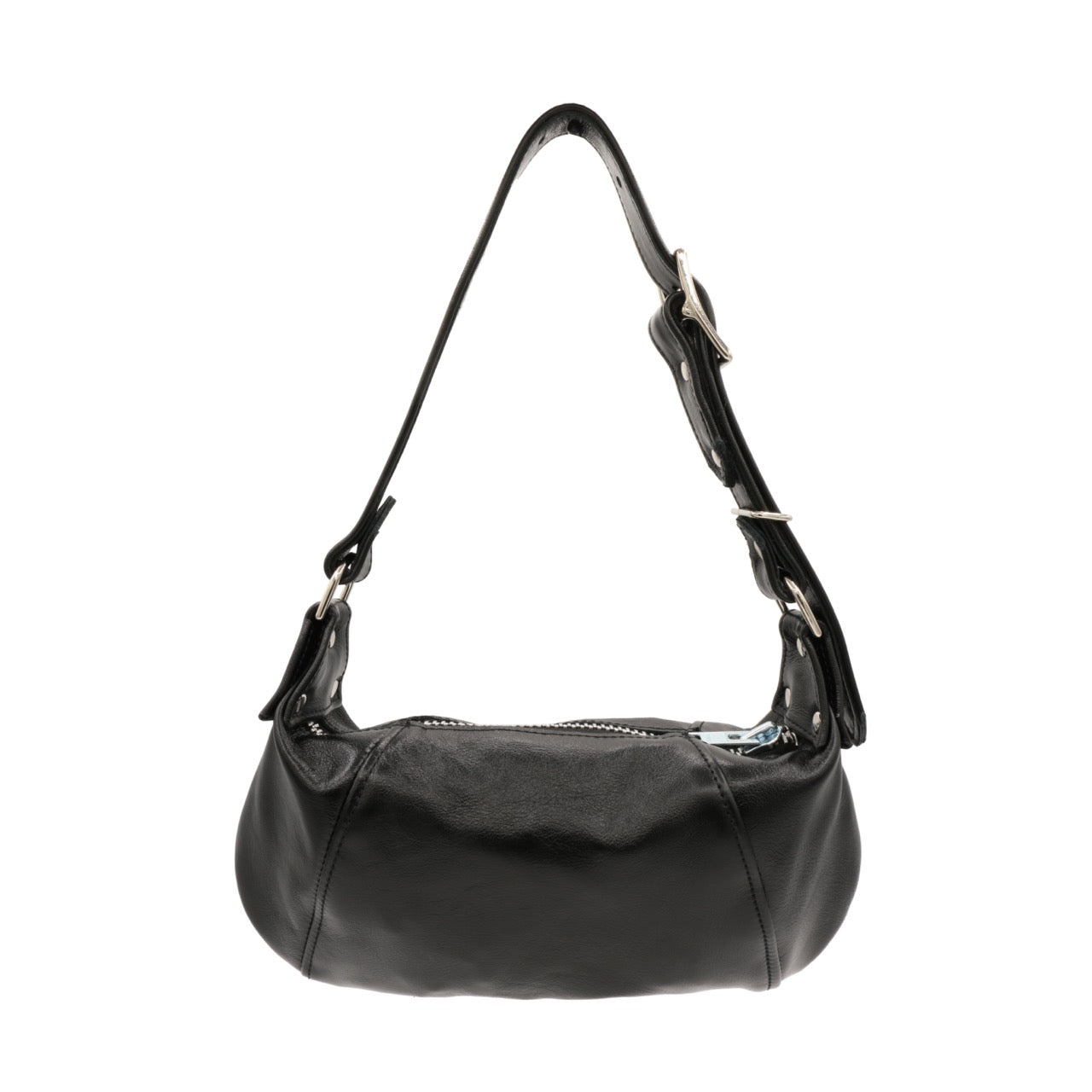 black noir pj shoulder bag