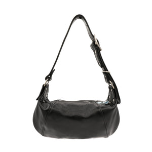 black noir pj shoulder bag