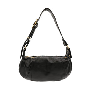 black noir pj shoulder bag