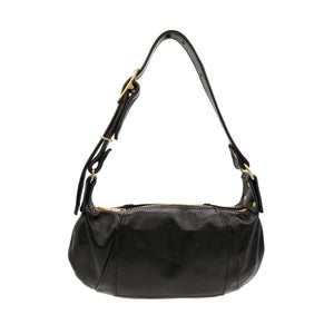black noir pj shoulder bag