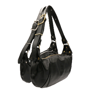 PJ Shoulder Bag in Noir