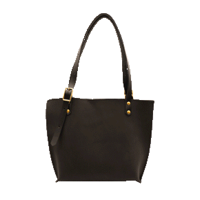 Charlotte Mini Tote in Perforated Noir