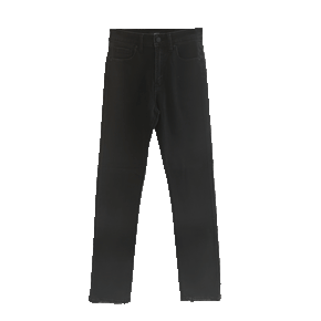 black slim straight leg jeans