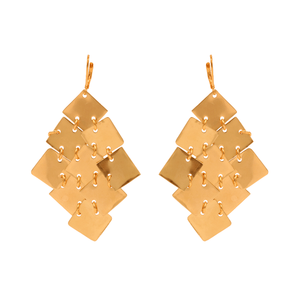 Pixel Chainmail Earrings