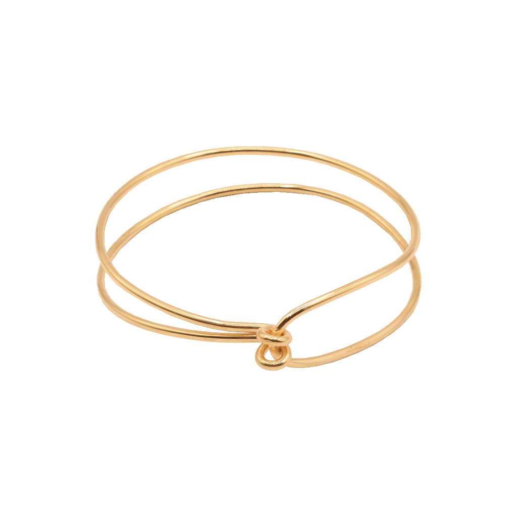 Brass Knot Bangle