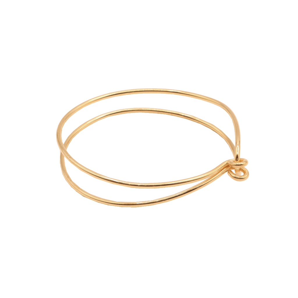 Brass Knot Bangle