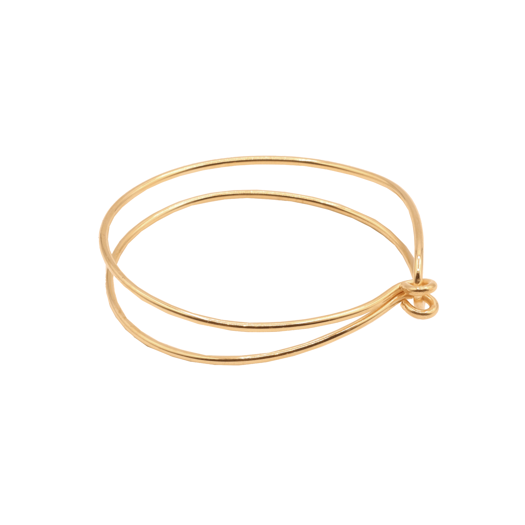 brass knot bangle