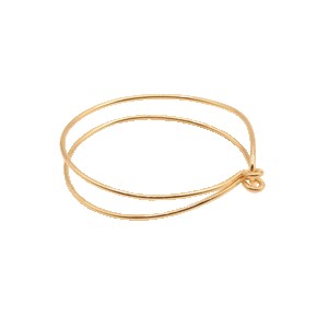 brass knot bangle