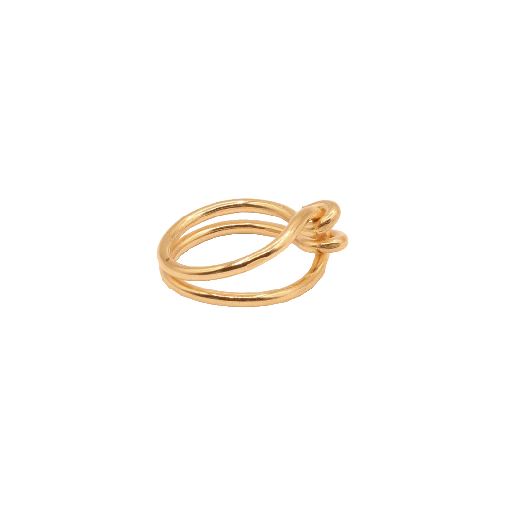 Brass Knot Ring