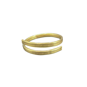 Hollow Brass bangle made in brooklyn