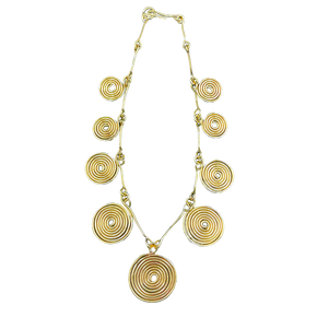 Spiral_Statement_Necklace_Made in USA