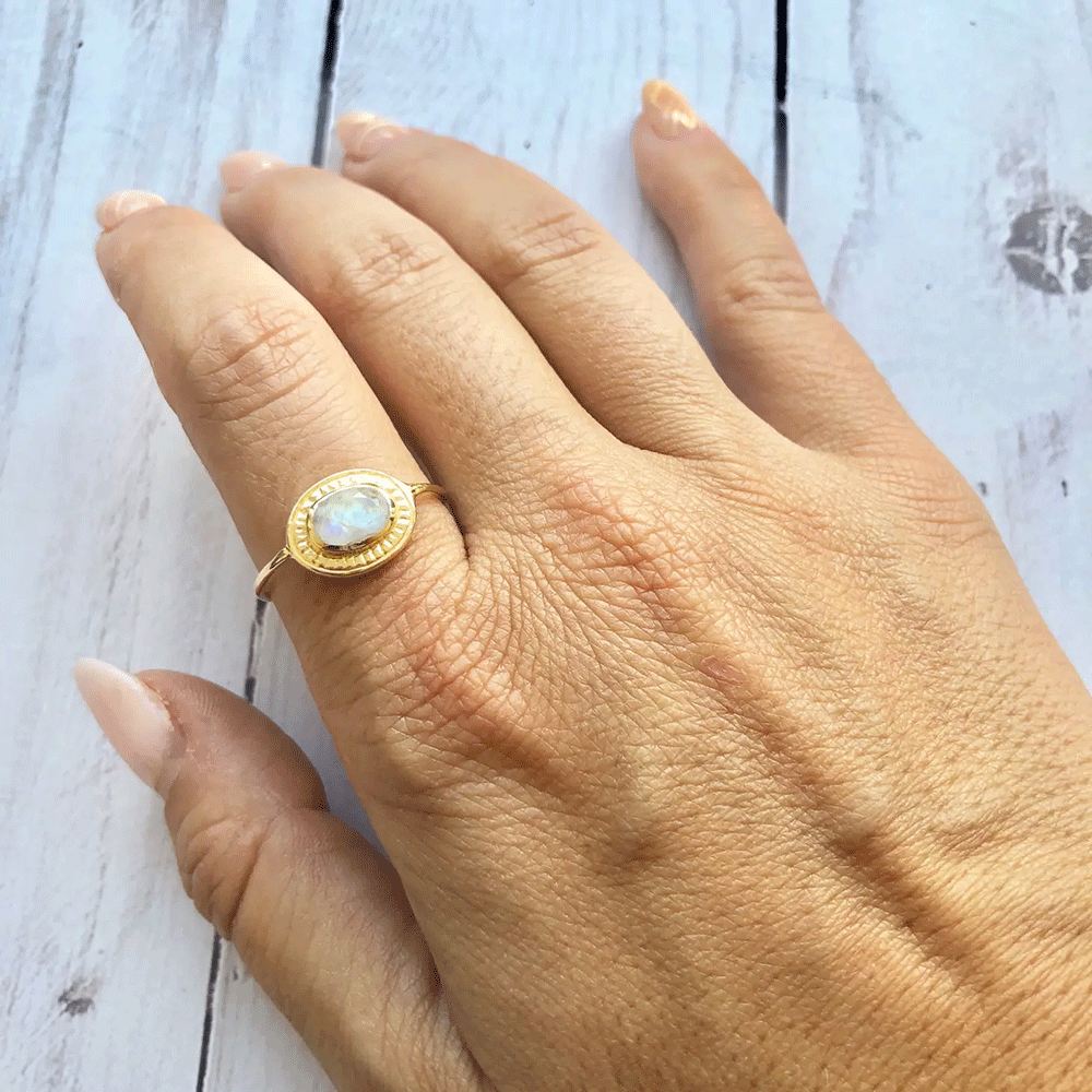 Moonstone Ring