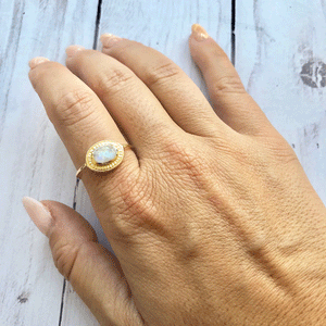 Moonstone Ring