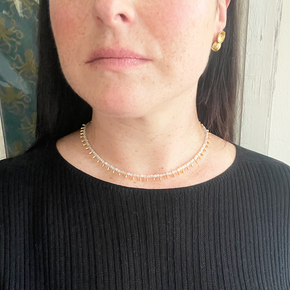 Moonstone Drop Necklace