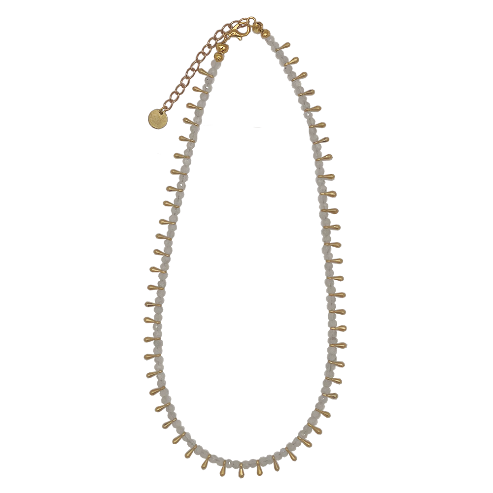 Moonstone Drop Necklace
